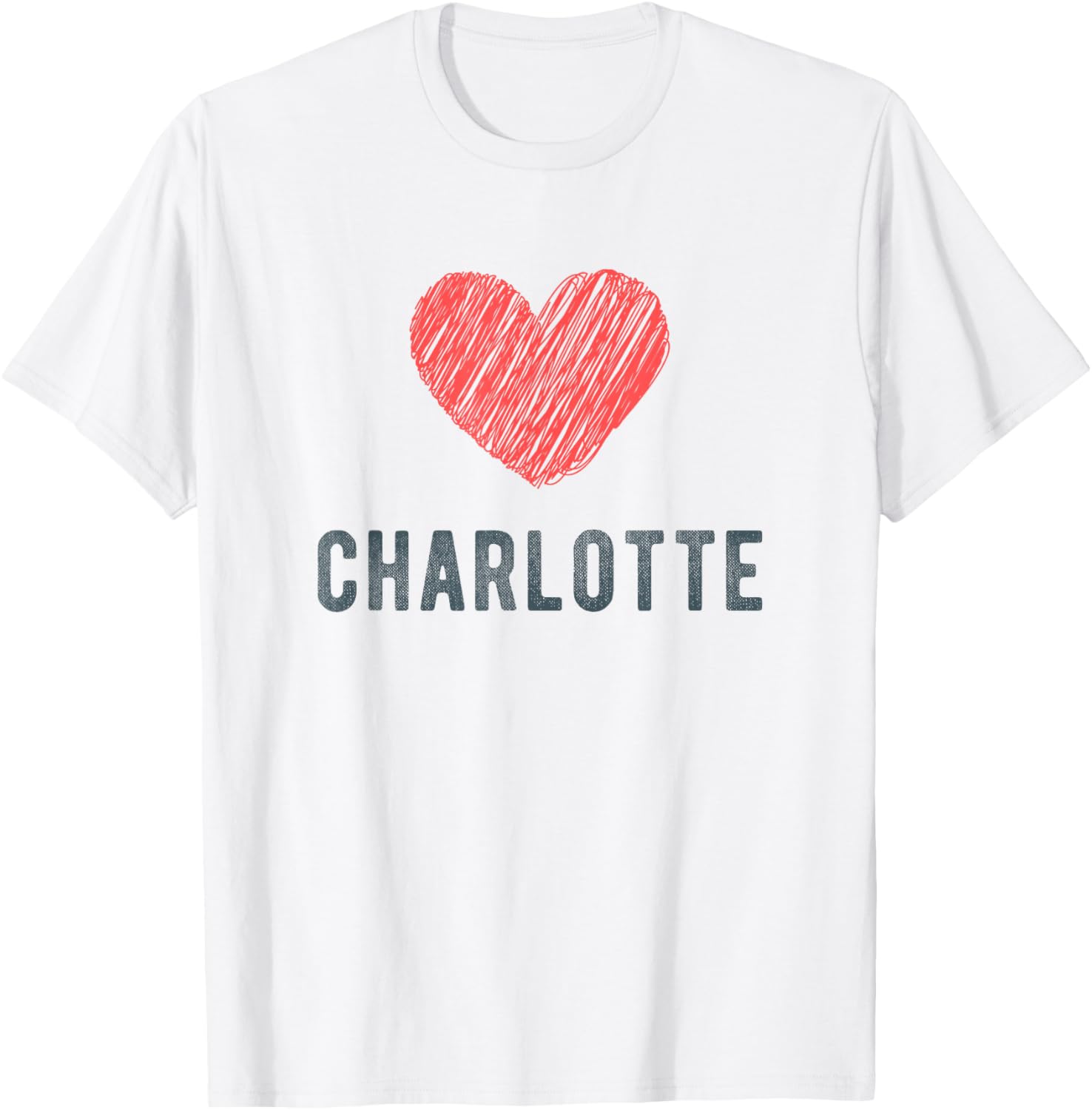 Charlotte Heart Love Favorite City or Place Apparel | Trending 2025 | Aesthetic Casual Look