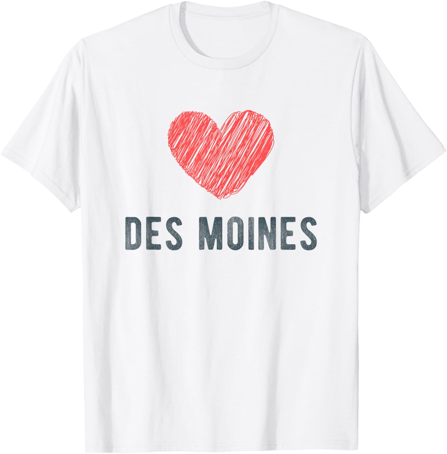 Des Moines Heart Love Favorite City or Place Apparel | High Search Volume | Aesthetic Casual Look