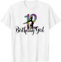 12th Birthday Gymnastics Rainbow Leopard Cheetah Twelve 12 Apparel Premium Print US Top Pick