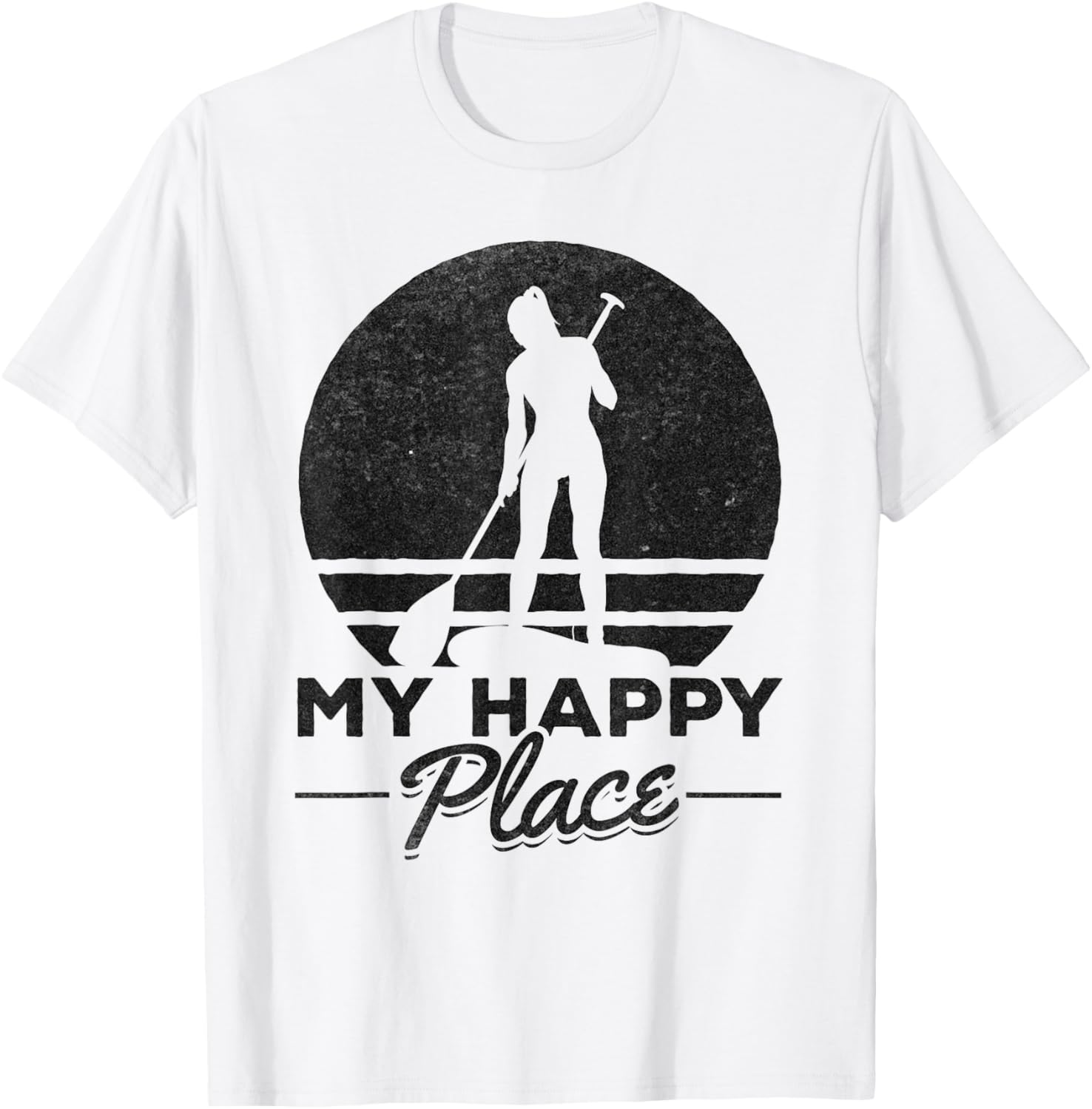SUP Girl My Happy Place I Water Sports Stand Up Paddleboard Apparel | High Search Volume | Aesthetic Casual Look