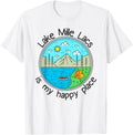 Fishing Boating Camping - My Happy Place Lake Mille Lacs Apparel | Bestseller Style | Customer Favorite