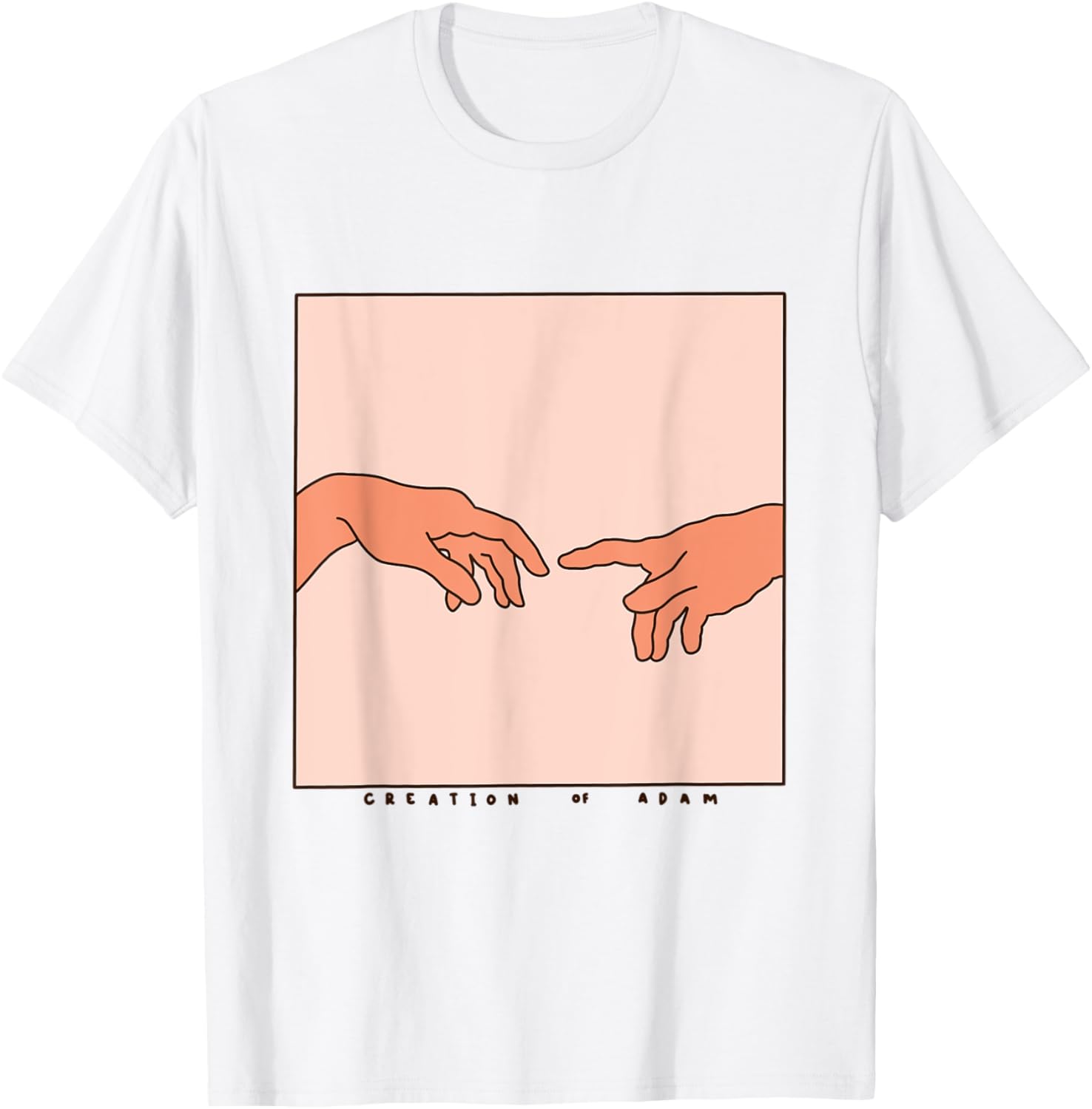 Creation of Adam Classic Renaissance Michael Angelo Art Apparel | Trending 2025