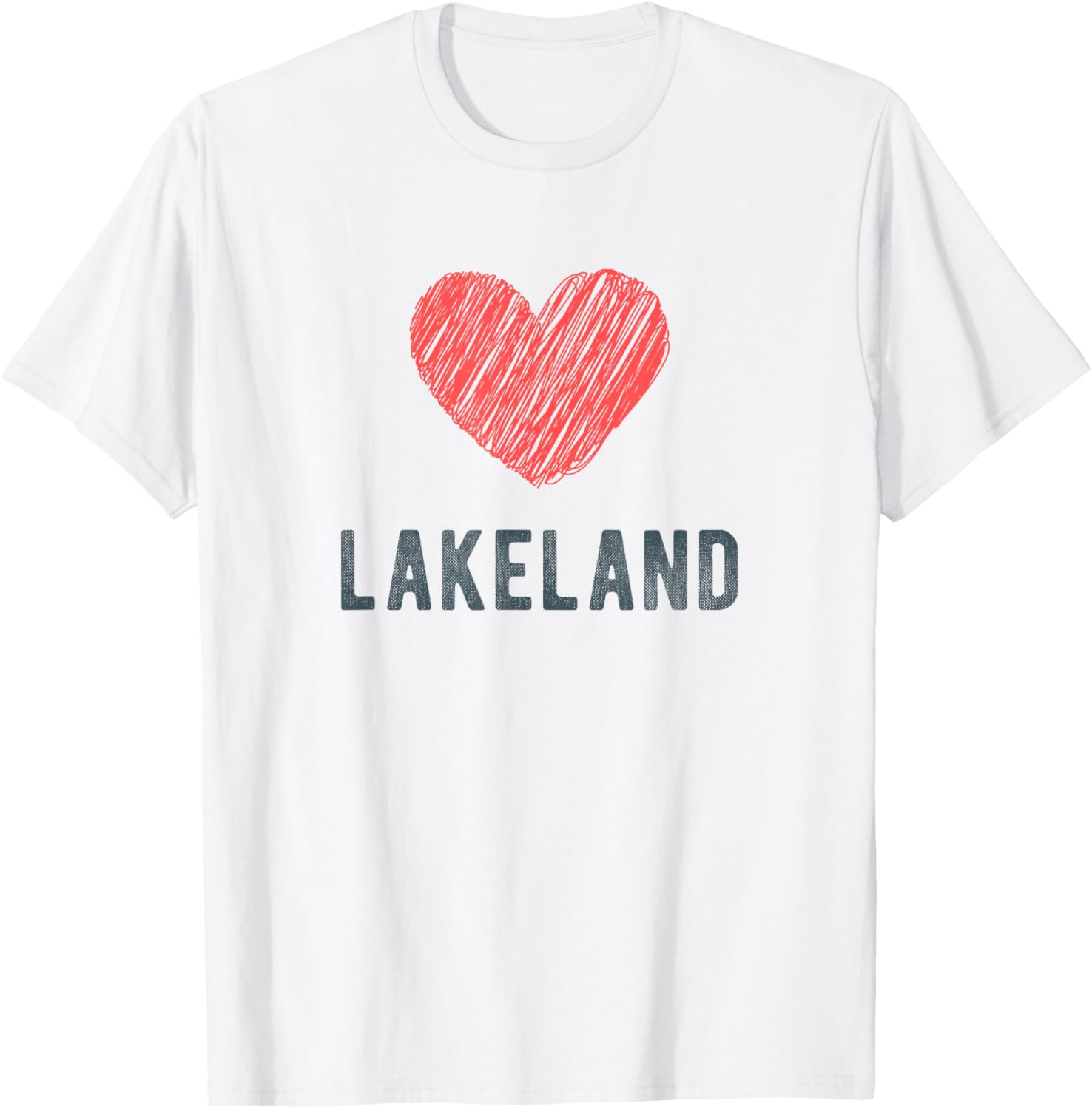 Lakeland Heart Love Favorite City or Place Apparel | Trending 2025 | Daily Wear Essential