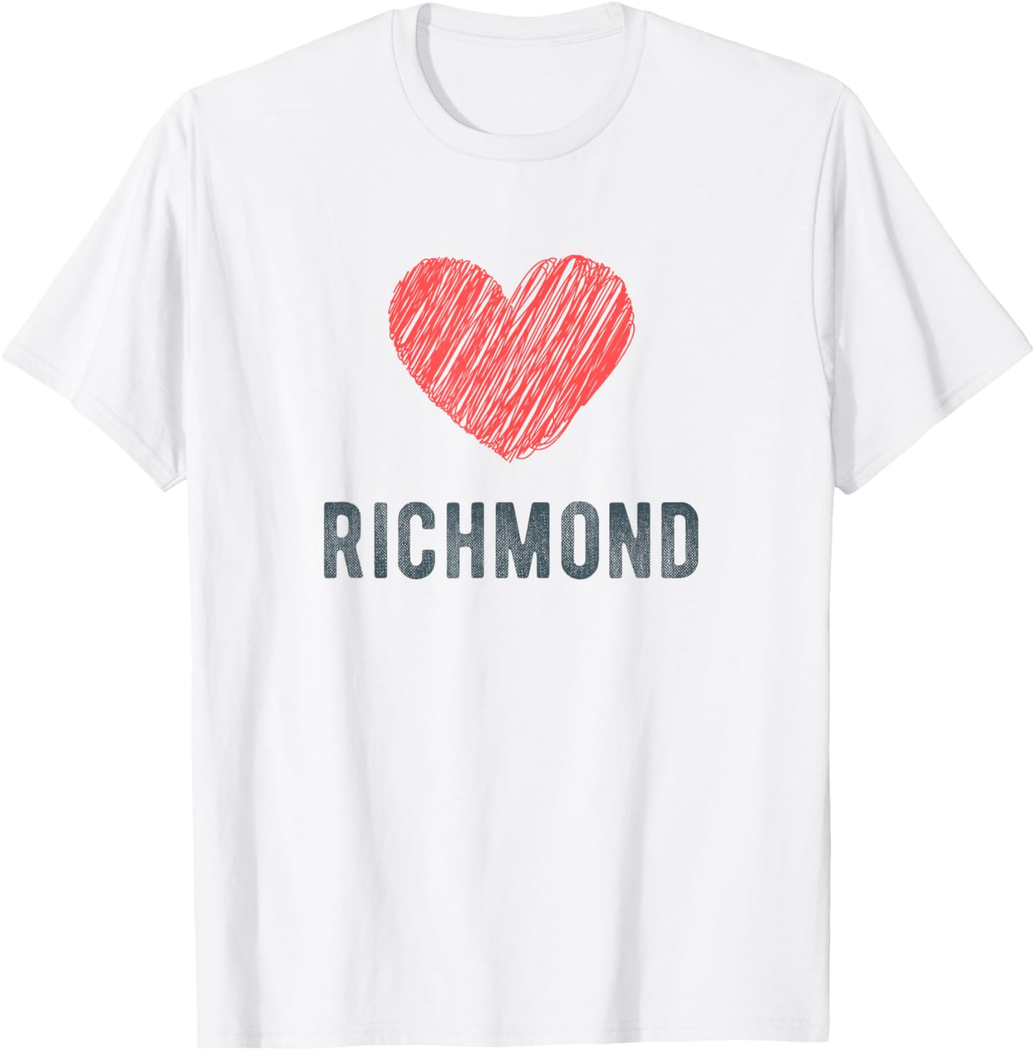 Richmond Heart Love Favorite City or Place Apparel | Google Shopping Optimized | Customer Favorite