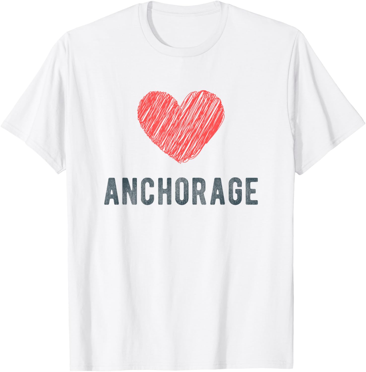 Anchorage Heart Love Favorite City or Place Apparel | Premium Quality | Customer Favorite