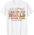 Happy 11th Bday Making The World A Better Place Since 2014 Apparel | Trending 2025 | Aesthetic Casual Look