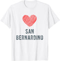 San Bernardino Heart Love Favorite City or Place Apparel | Top Conversion Title | Daily Wear Essential
