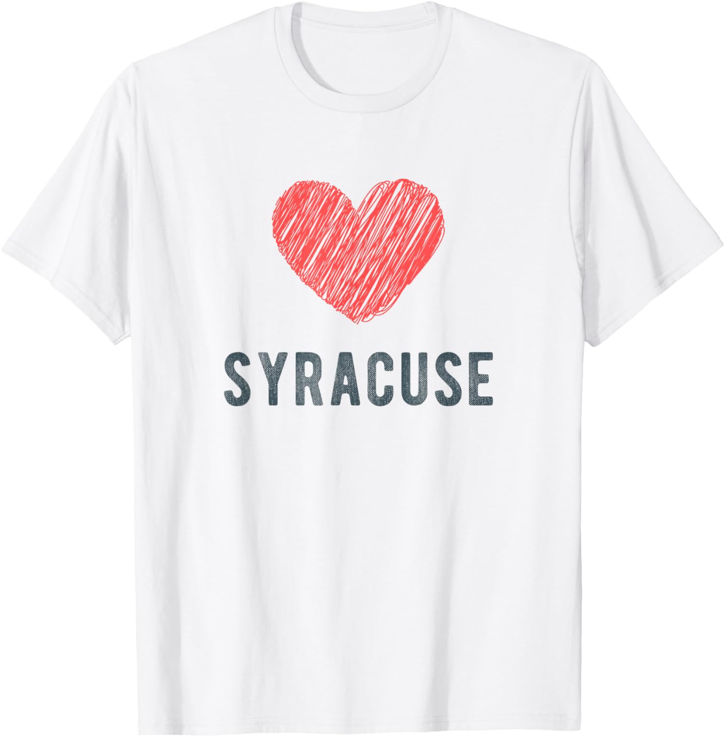 Syracuse Heart Love Favorite City or Place Apparel | US Viral Pick | Top Rated Comfort
