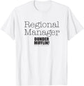 The Office Regional Manger Michael Scott Standard T-Shirt T-Shirt | US Best Seller