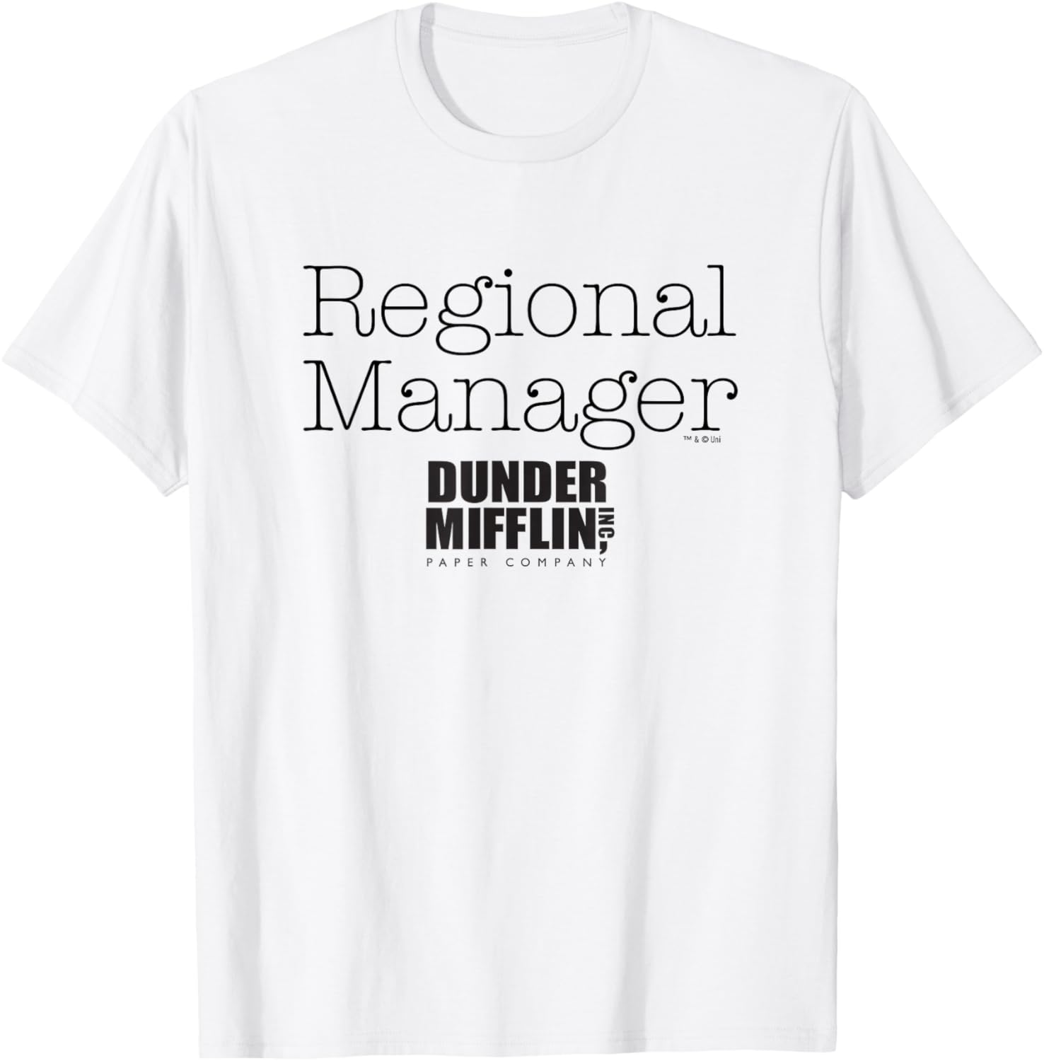 The Office Regional Manger Michael Scott Standard T-Shirt T-Shirt | US Best Seller