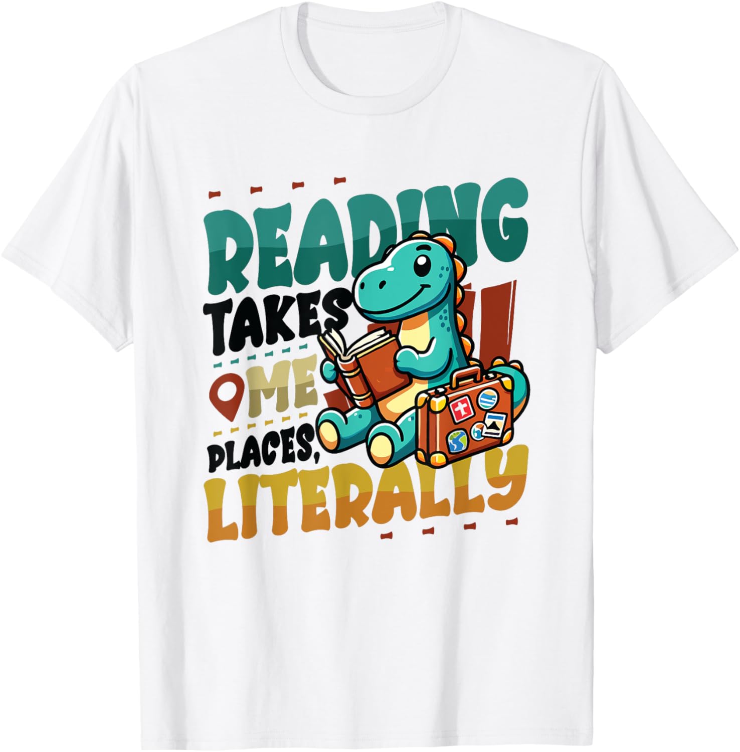 Reading Takes Me Places Literally Book Lover Travel Apparel | Google Shopping Optimized | Customer Favorite