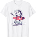 Surfing Is My Happy Place Surfer Beach Ocean Party Apparel | Premium Quality | Aesthetic Casual Look
