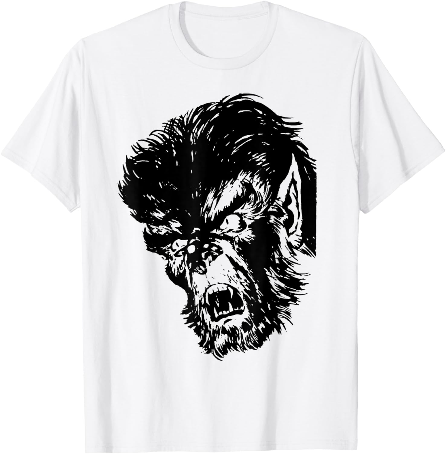 Classic Monster Horror Comic Book Horror Movie Werewolf Apparel | US Best Seller