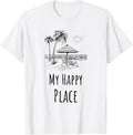 Beach Life My Happy Place Travel Vacation Family Matching Apparel | High Search Volume | Perfect Gift Choice