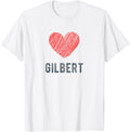 Gilbert Heart Love Favorite City or Place Apparel | Google Shopping Optimized | Aesthetic Casual Look