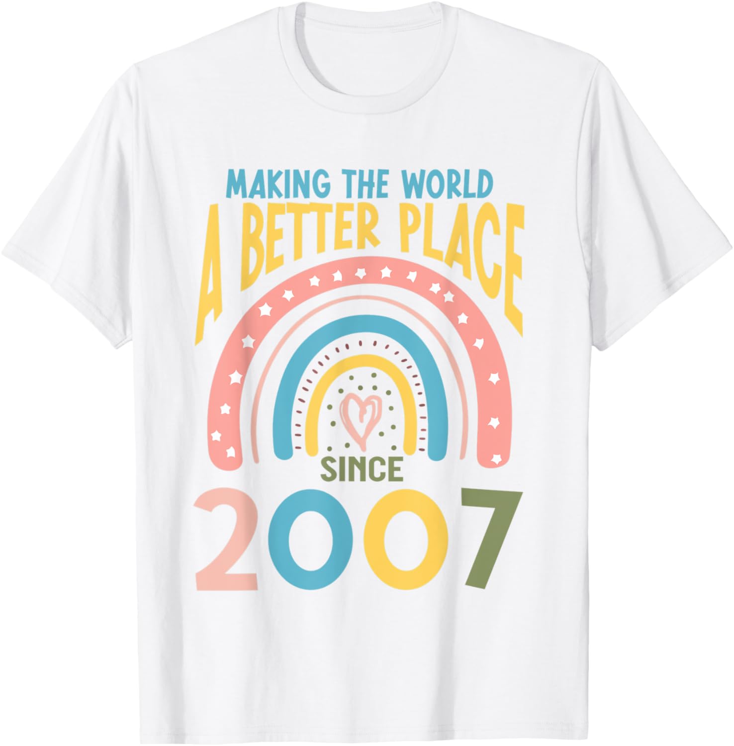 16 Birthday Making the world a better place since 2007 Apparel | Bestseller Style | Perfect Gift Choice