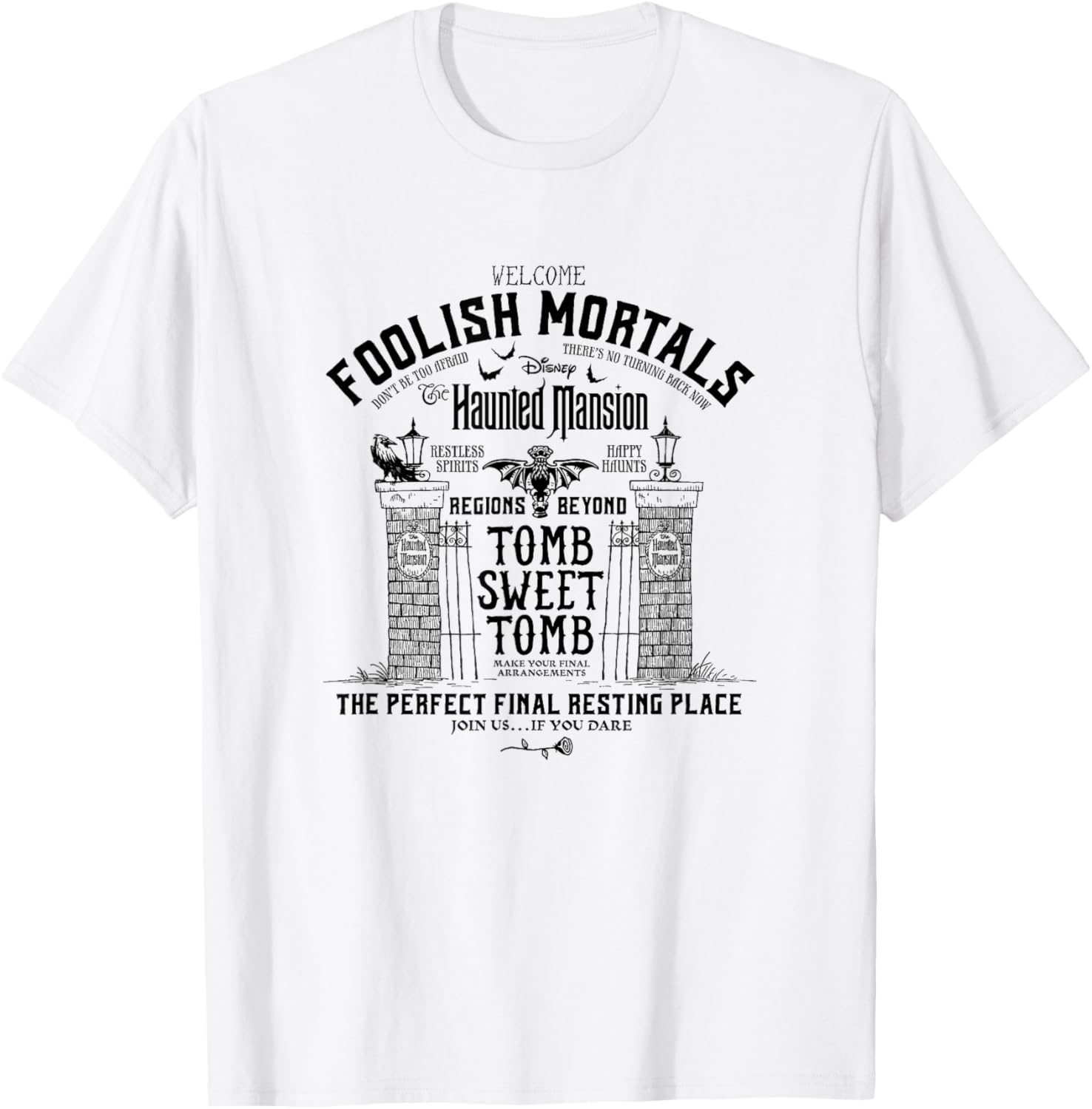 The Haunted Mansion The Perfect Final Resting Place Poster Apparel | US Viral Pick | Customer Favorite