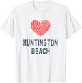 Huntington Beach Heart Love Favorite City or Place Men Women Kids Apparel | Top Conversion Title | Aesthetic Casual Look