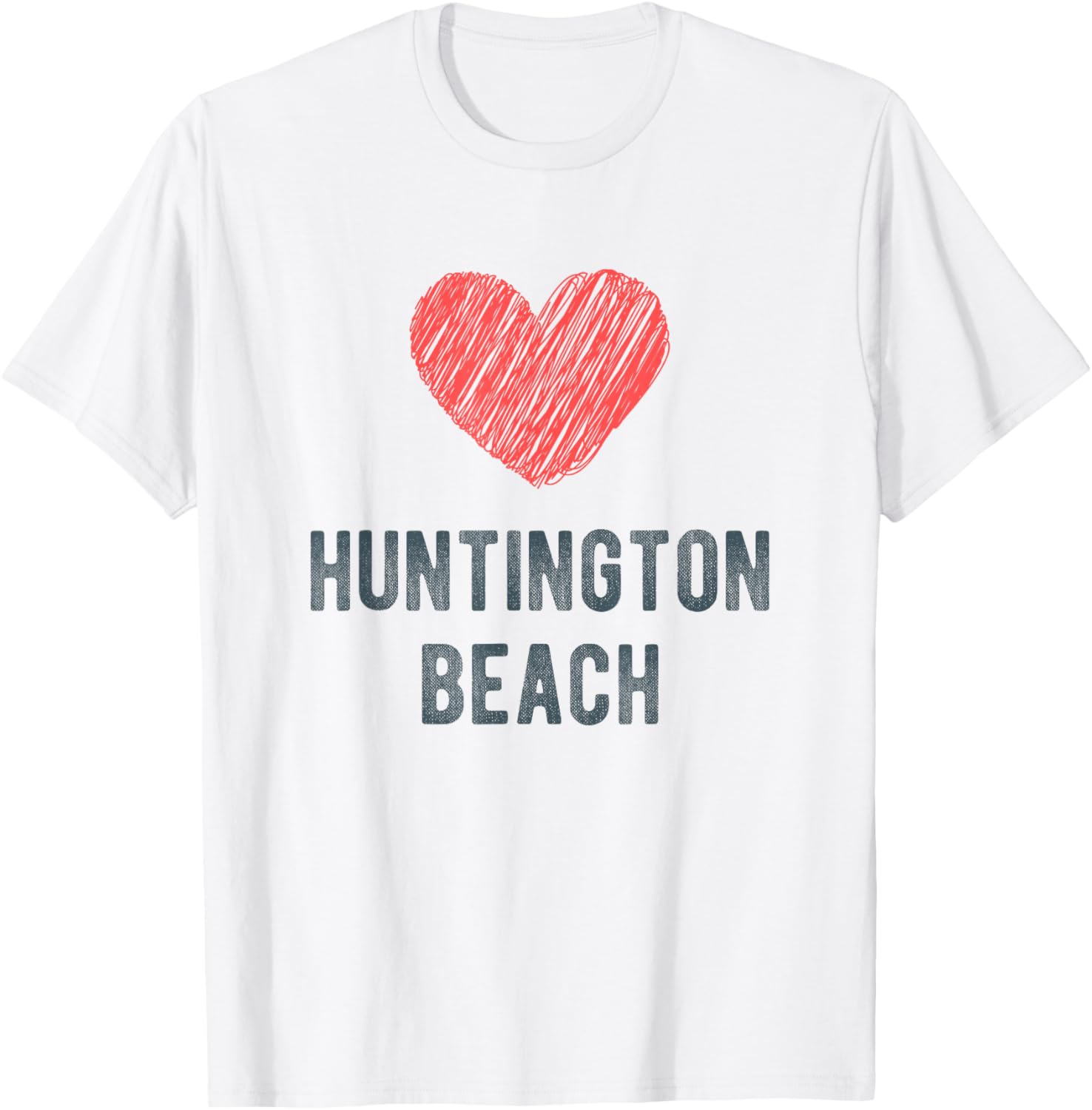 Huntington Beach Heart Love Favorite City or Place Men Women Kids Apparel | Top Conversion Title | Aesthetic Casual Look