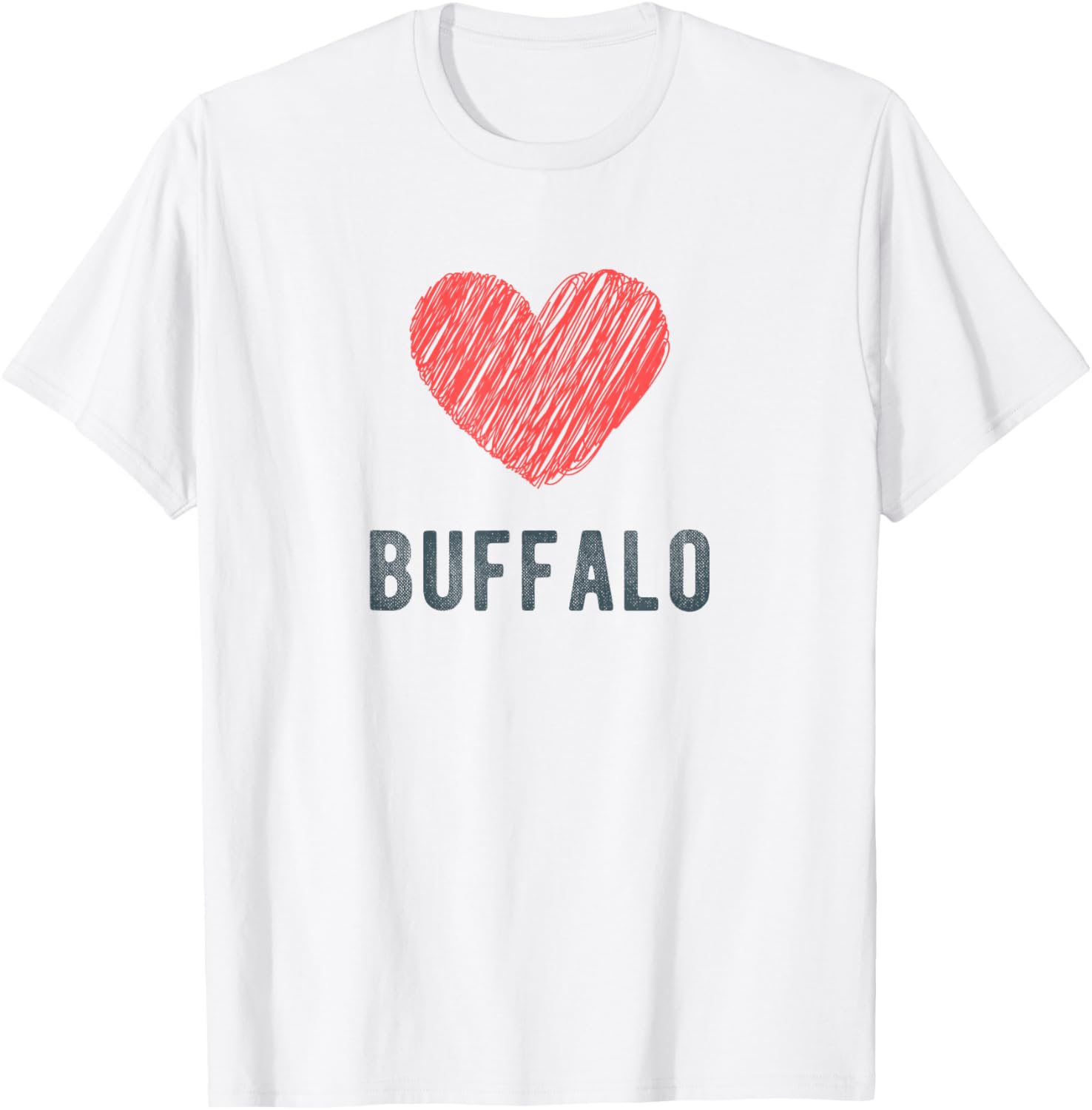 Buffalo Heart Love Favorite City or Place Apparel | Google Shopping Optimized | High CTR Boost
