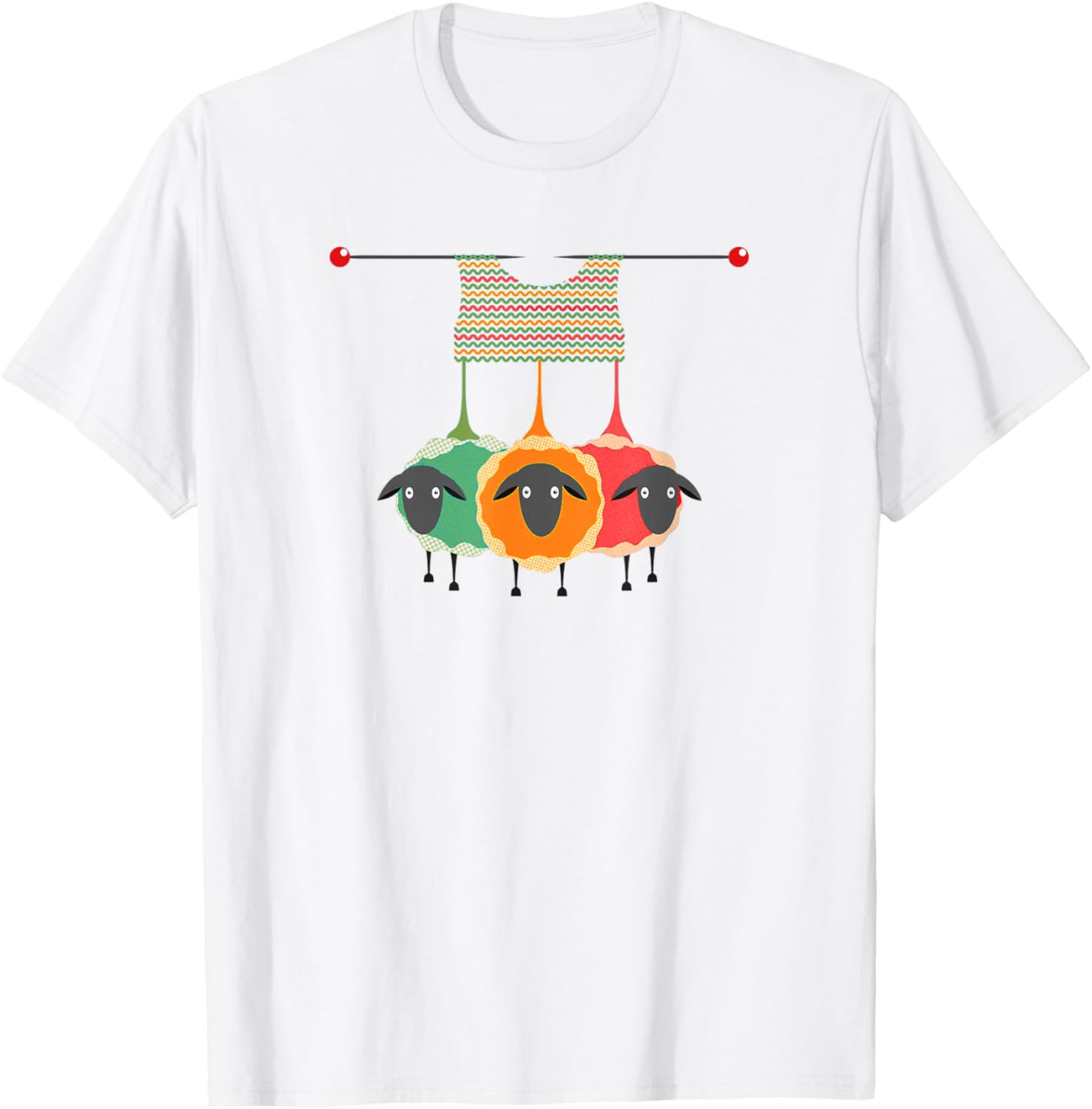 Funny Knitting Knitters Yarn Gift Idea T-Shirt T-Shirt | Top Rated | Best Seller Choice