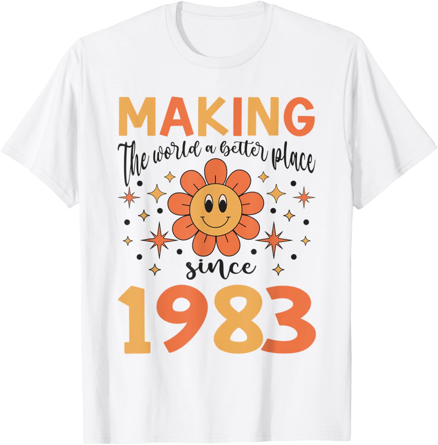 40 Birthday Making the world a better place since 1983 Apparel | Premium Quality | High CTR Boost