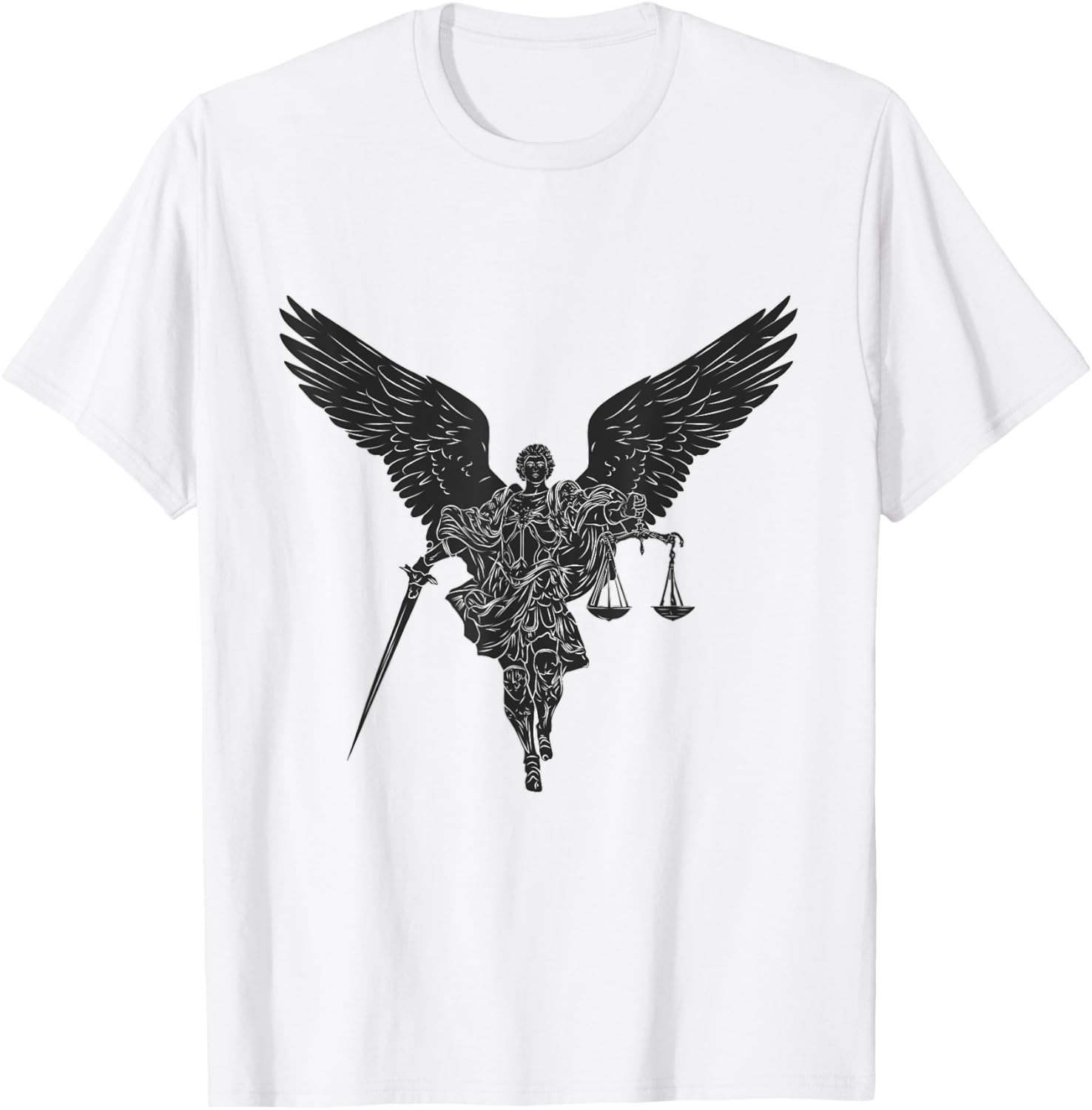 St Michael the archangel warrior of justice. Christian faith Apparel | Premium Quality