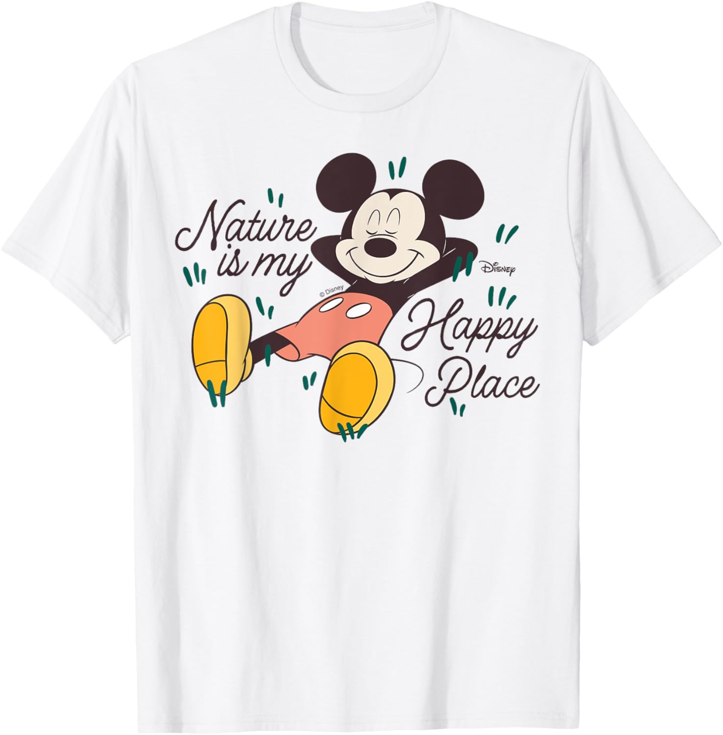 Mickey Mouse - Nature Is My Happy Place Apparel | US Viral Pick | Customer Favorite