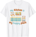 My kitchen is my happy place, baking and cooking Apparel | Bestseller Style | High CTR Boost