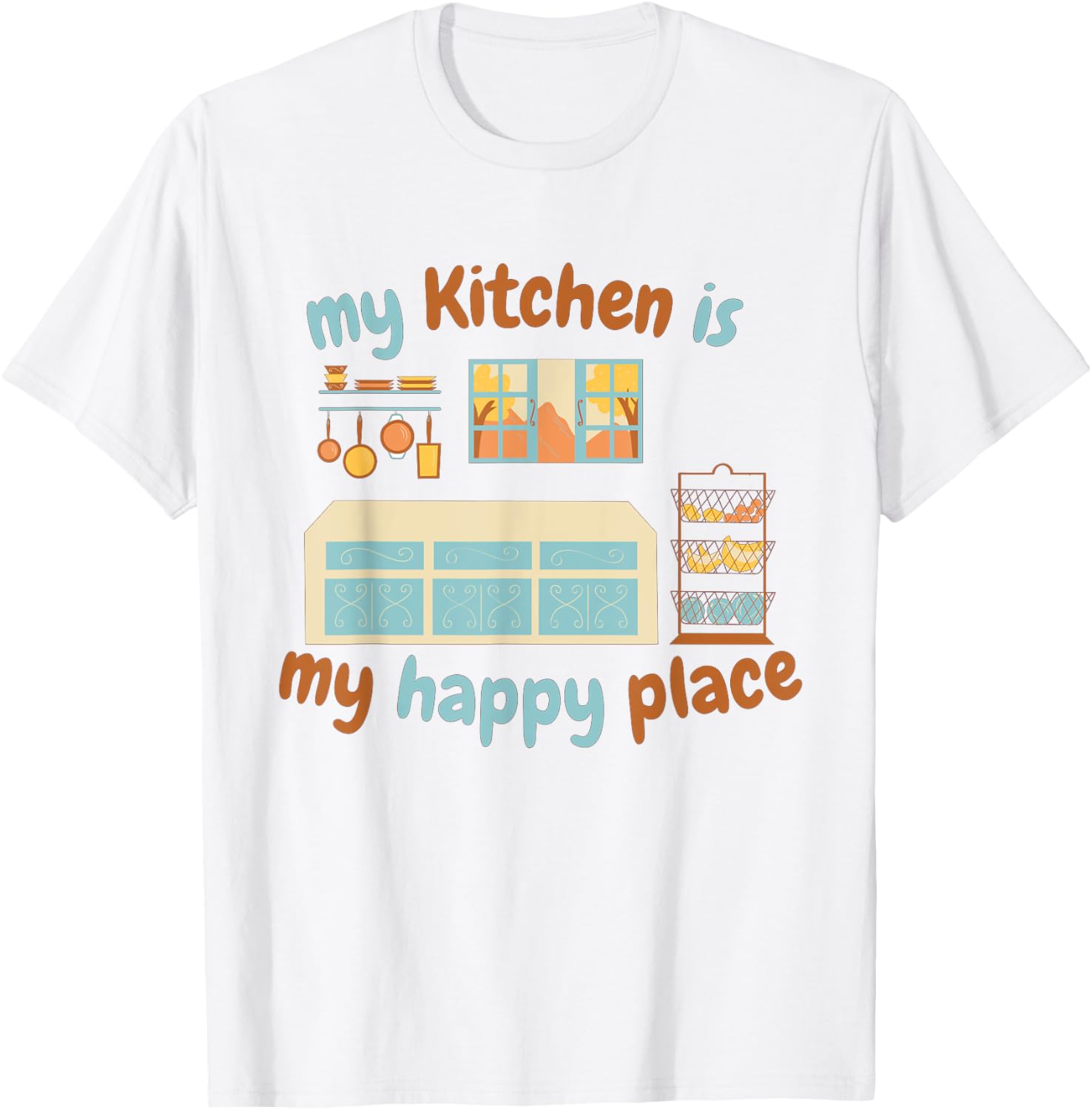 My kitchen is my happy place, baking and cooking Apparel | Bestseller Style | High CTR Boost