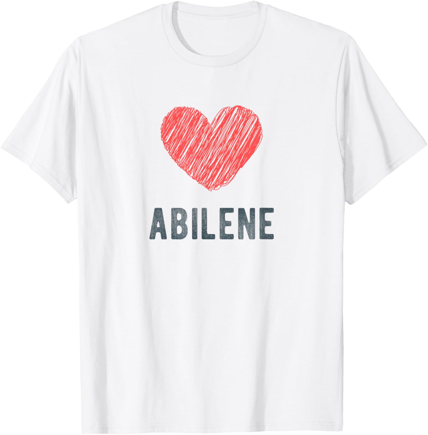 Abilene Heart Love Favorite City or Place Apparel | High Search Volume | Aesthetic Casual Look