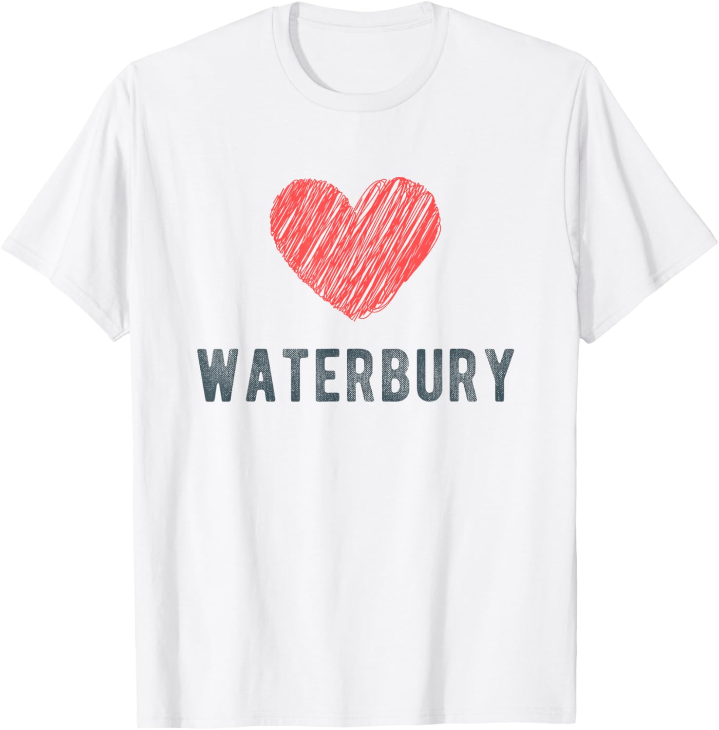 Waterbury Heart Love Favorite City or Place Apparel | Top Conversion Title | Top Rated Comfort