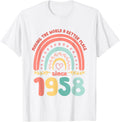 65 Birthday Making the world a better place since 1958 Apparel | Premium Quality | Aesthetic Casual Look