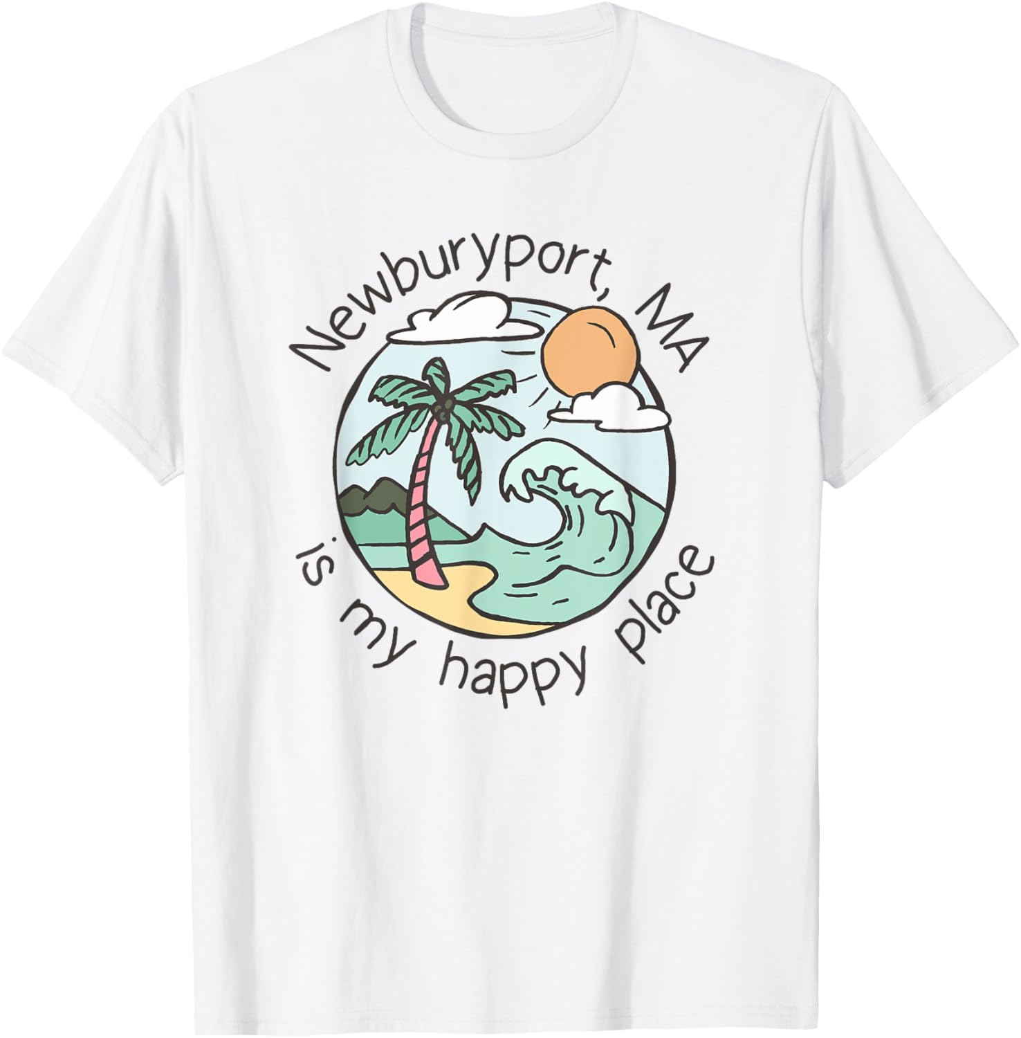 Cute Beach Motiv My Happy Place - Newburyport Apparel | Premium Quality | High CTR Boost