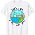 Fishing Boating Camping - My Happy Place Bards Lake Apparel | US Viral Pick | Daily Wear Essential