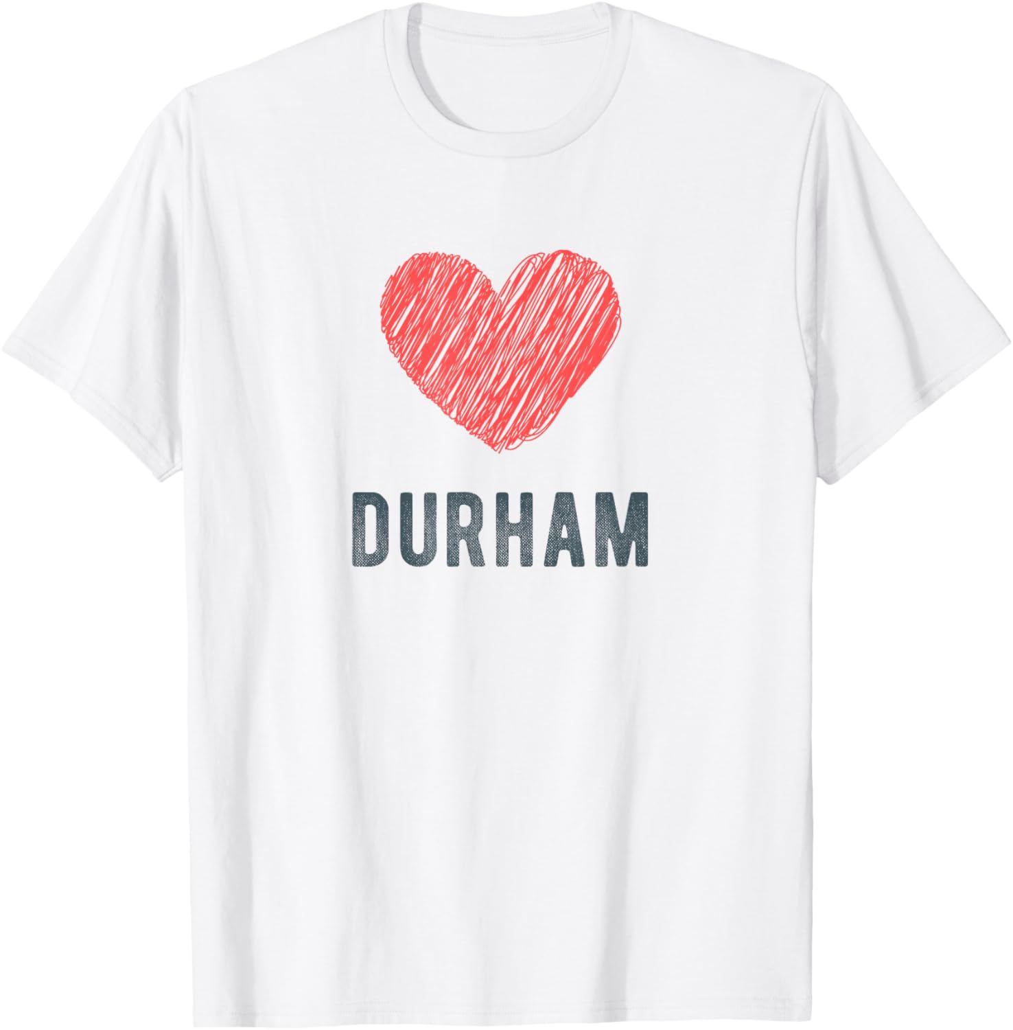 Durham Heart Love Favorite City or Place Apparel | Bestseller Style | High CTR Boost
