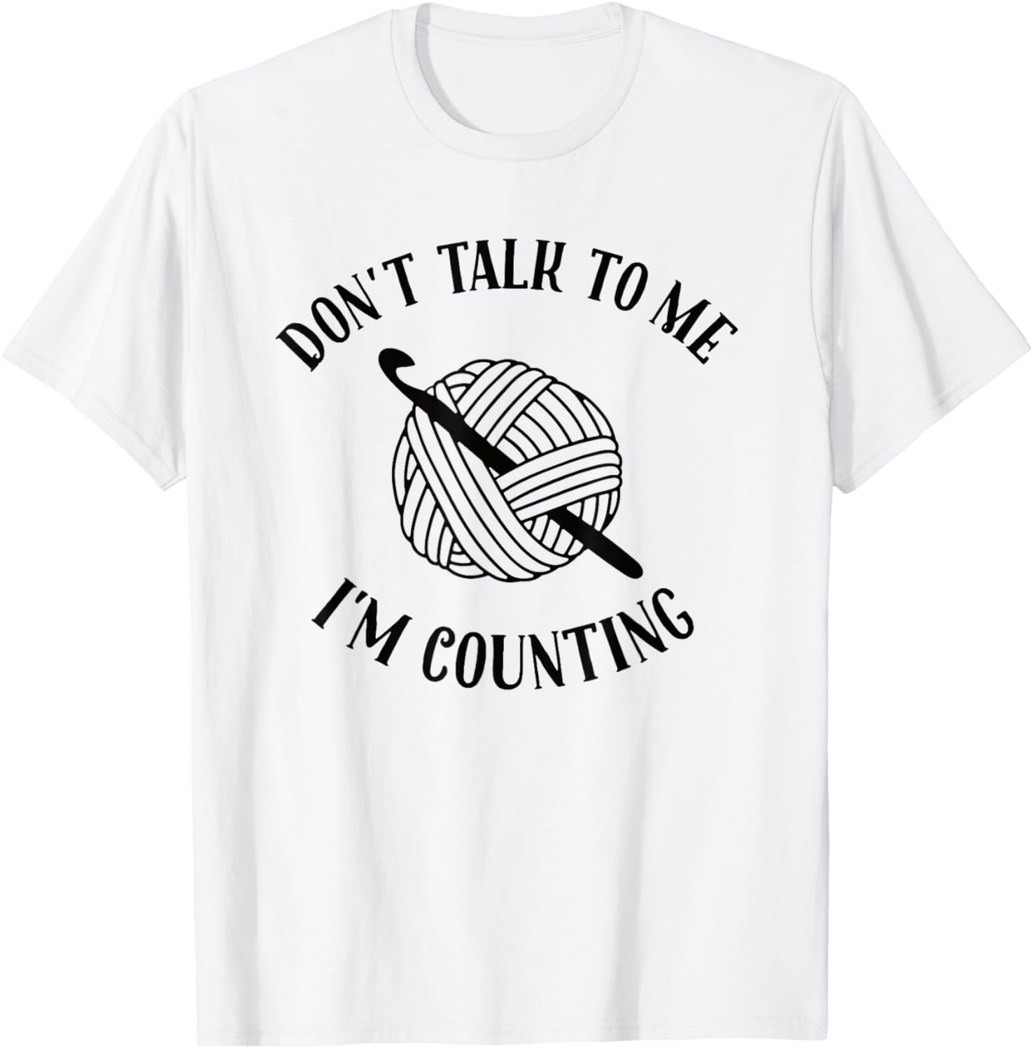 Crochet Don't Talk To Me I'm Counting Funny Crochet Yarn Yarn Supply | Viral US Pick | Best Seller Choice