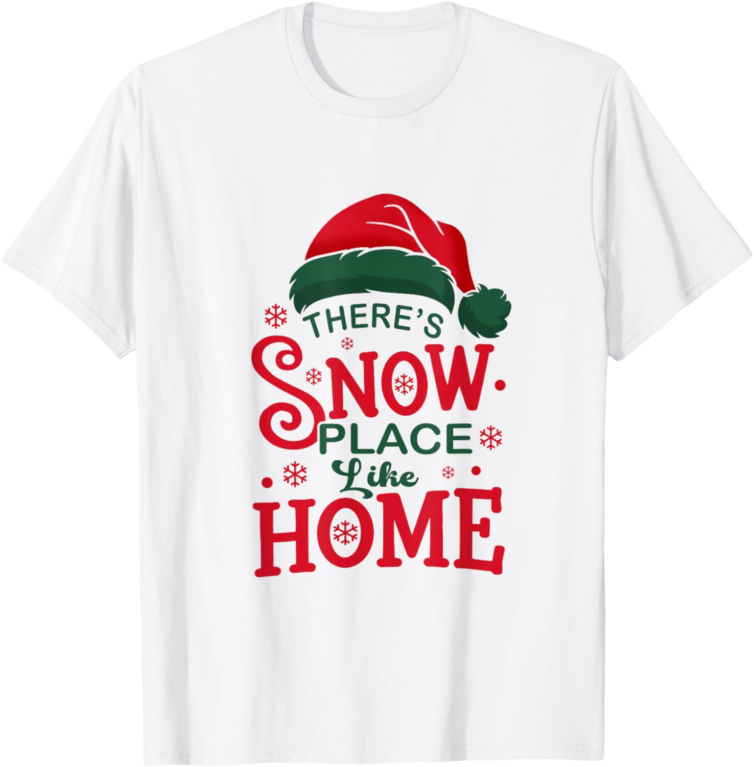 There u2019s Snow Place Like Home Matching Family Christmas Puns Apparel | Google Shopping Optimized | Perfect Gift Choice