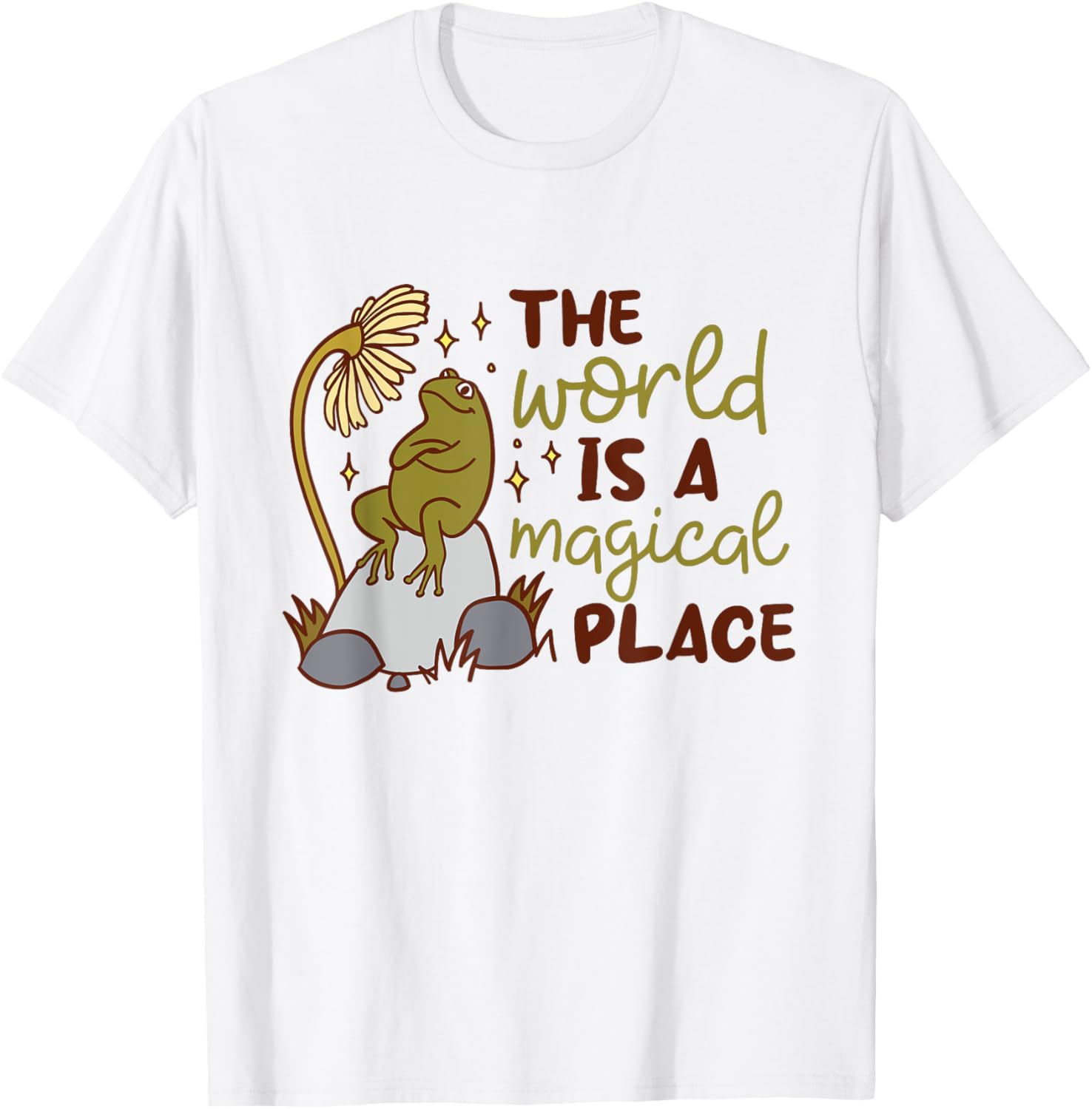 The World Is A Magical Place, Frog Apparel | Trending 2025 | Top Rated Comfort