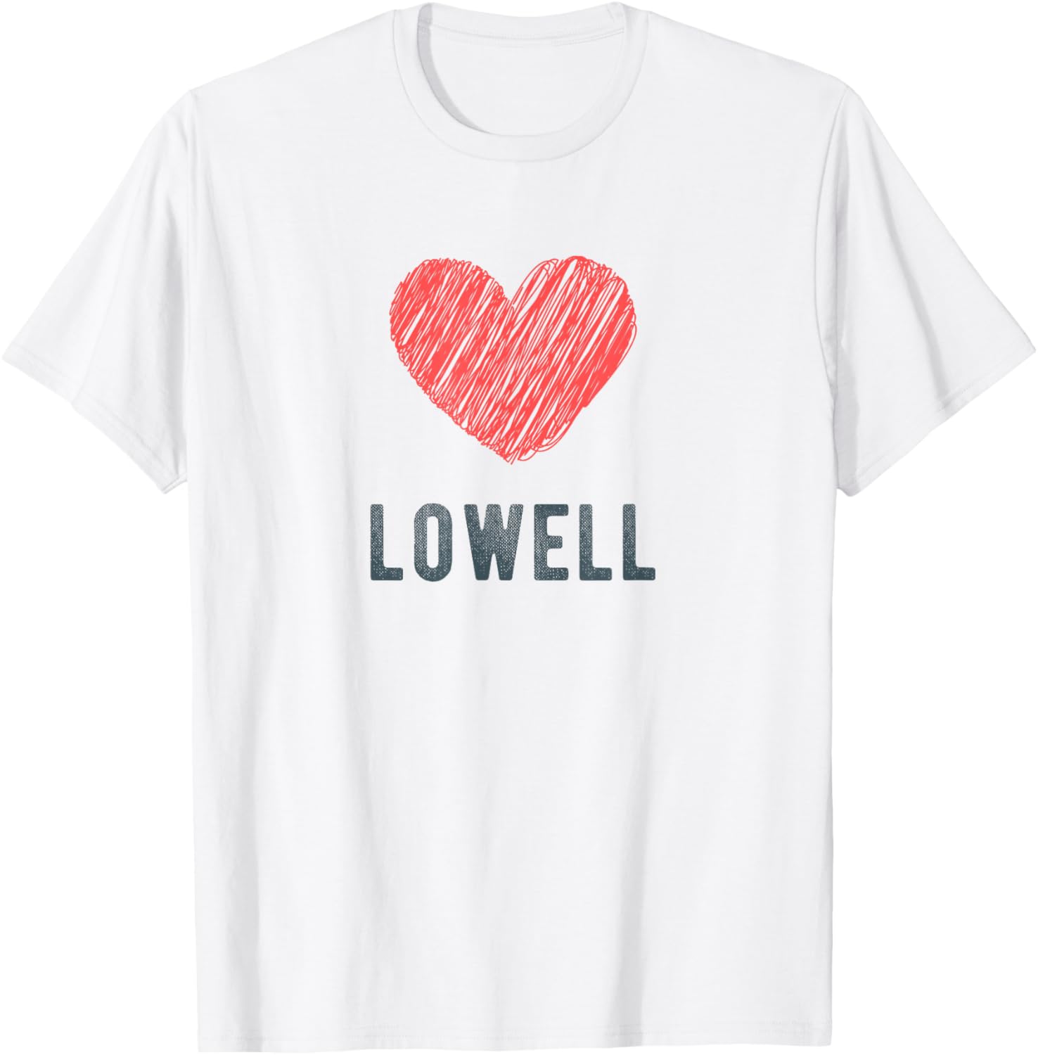 Lowell Heart Love Favorite City or Place Apparel | Bestseller Style | Perfect Gift Choice