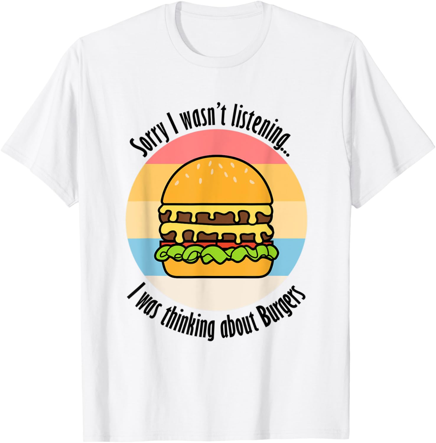 Thinking About Hamburgers Ironic Burger Maker Apparel | High Search Volume | Perfect Gift Idea