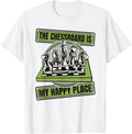 The Chessboard Is My Happy Place Queen Player Chess Apparel | Google Shopping Optimized | Customer Favorite
