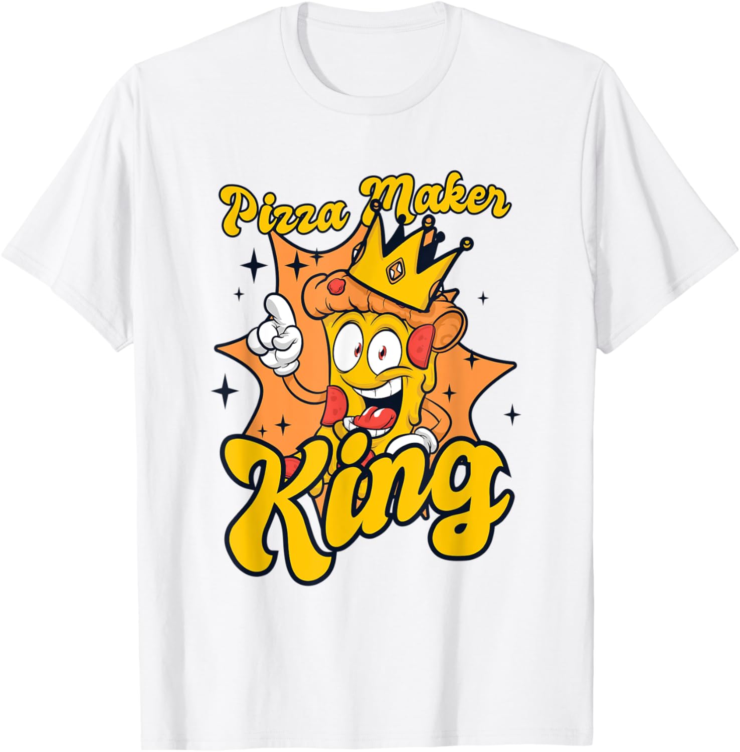 Pizza Maker King Pizzeria Chef Baker Pizzaiolo Pizza Maker Apparel | Best Seller Pick | Aesthetic Fit