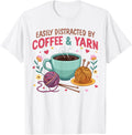 Easily distracted by Coffee and yarn Yarn Supply | High Search Volume | High CTR Title