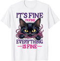 Cat crochet funny Its fine Im fine everything is fine yarn Yarn Supply | Trending 2025 | Perfect for Crafters