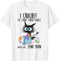 Cat I Crochet So I don't Choke People Save A Life Send Yarn Yarn Supply | Premium Quality | Perfect for Crafters