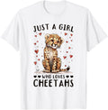 Funny Cheetah Animal Just A Girl Who Loves Cheetahs Apparel High Search Demand US Top Pick