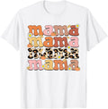 Mama Fall Pumpkins Daisy Flowers Cheetah Pattern Apparel High Search Demand Best Seller Look