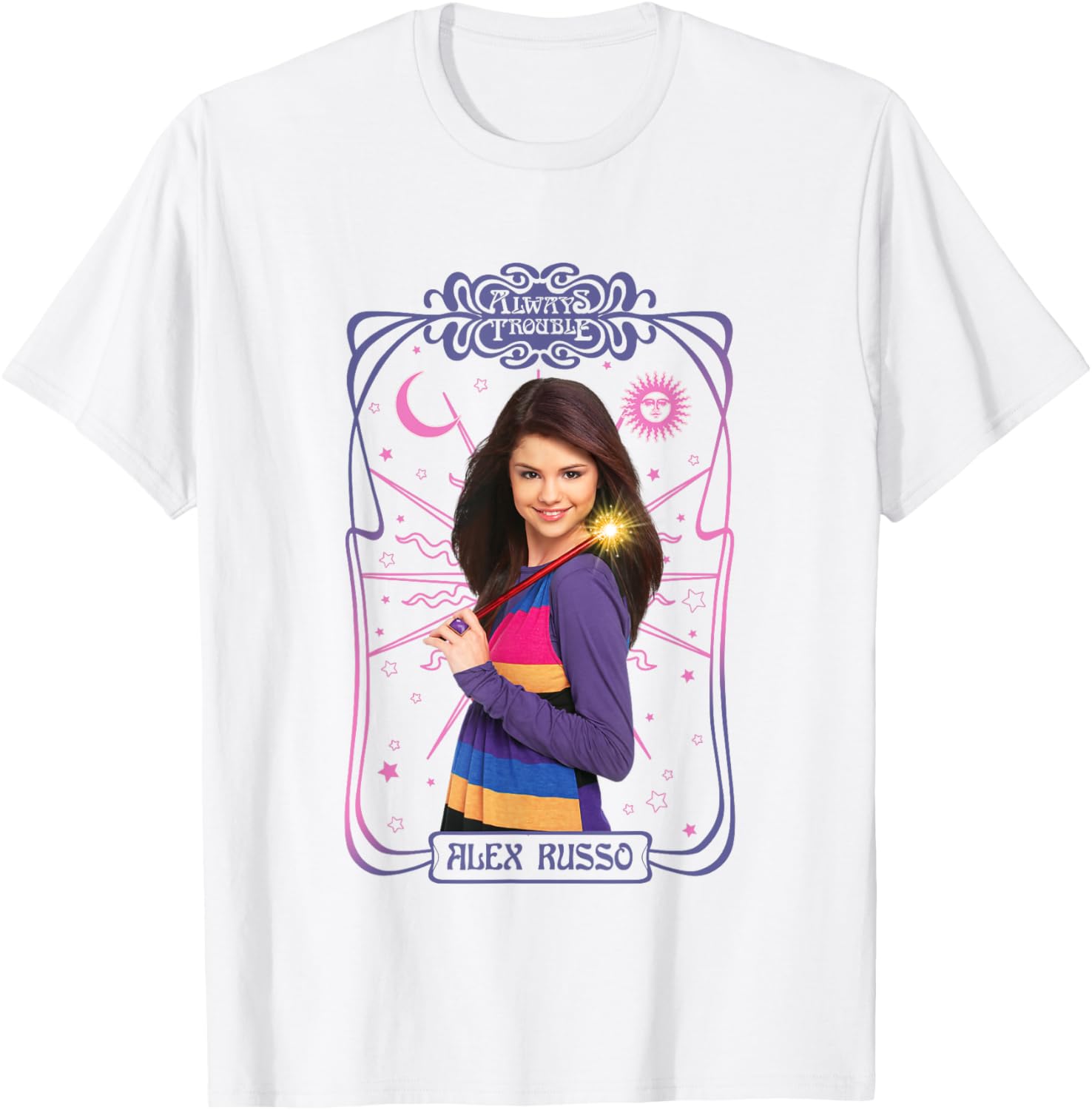 Disney Wizards of Waverly Place Alex Russo Tarot Card Logo Apparel | Top Conversion Title | High CTR Boost