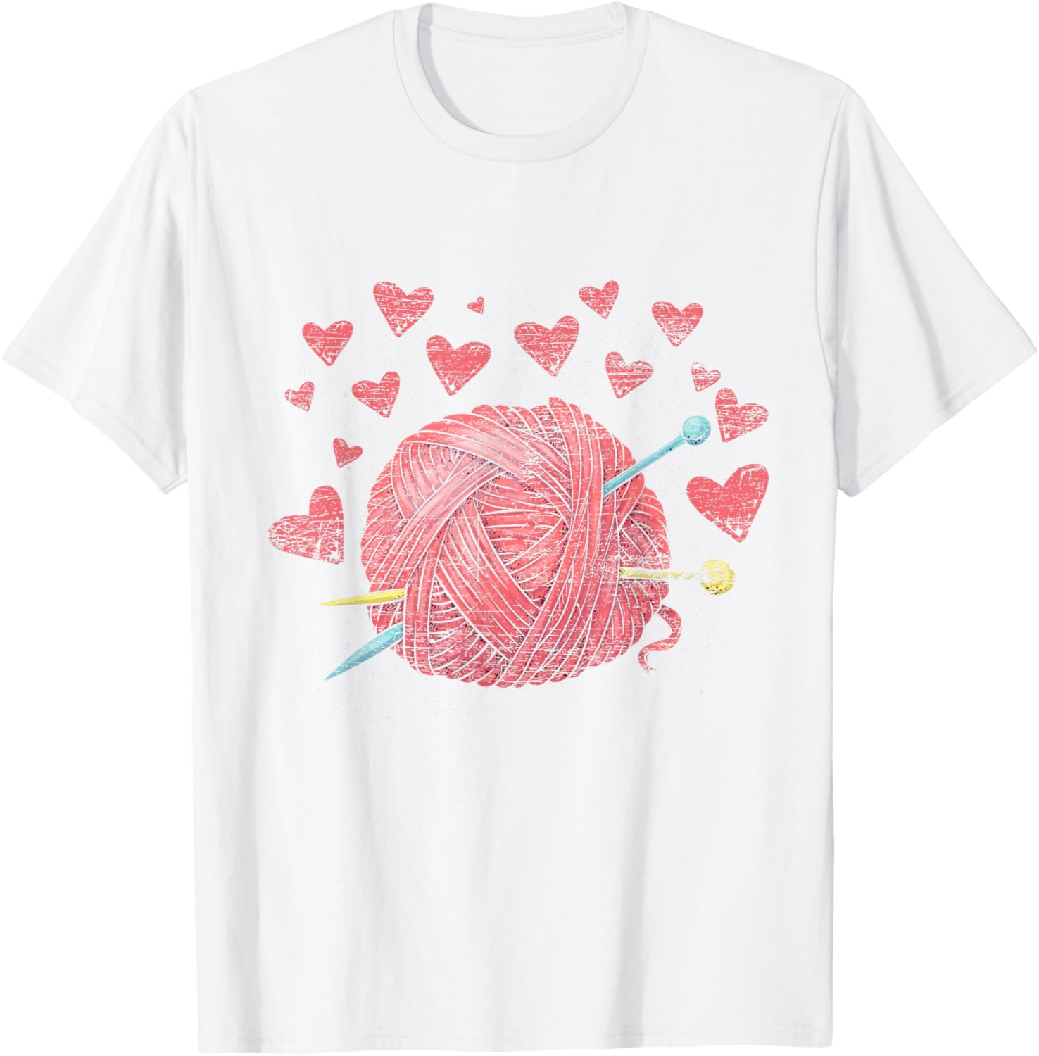 Crocheting Lover Knitter Crocheter Hearts Yarn Knitting Yarn Supply | Viral US Pick | Perfect for Crafters